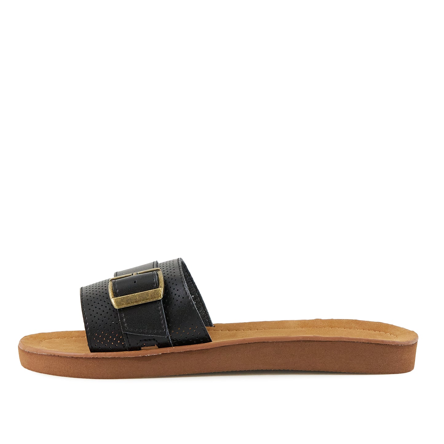 Women's Sandals Buckle Down Black